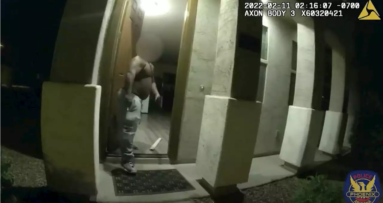 Body camera video shows moment first Phoenix officer was shot during ambush last week