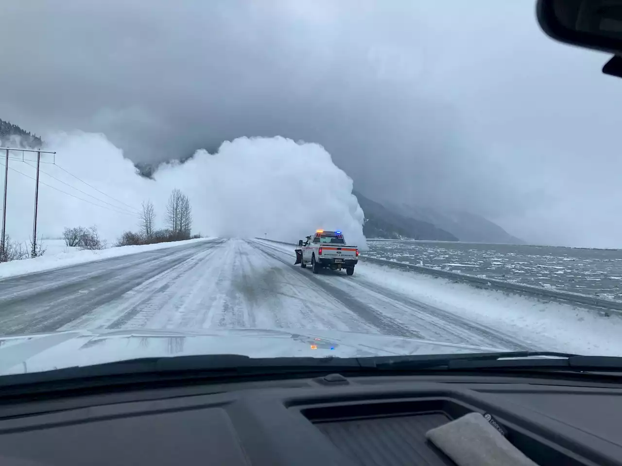 Avalanche closes Seward Highway near Girdwood as storms continue to pound Southcentral - Alaska Public Media