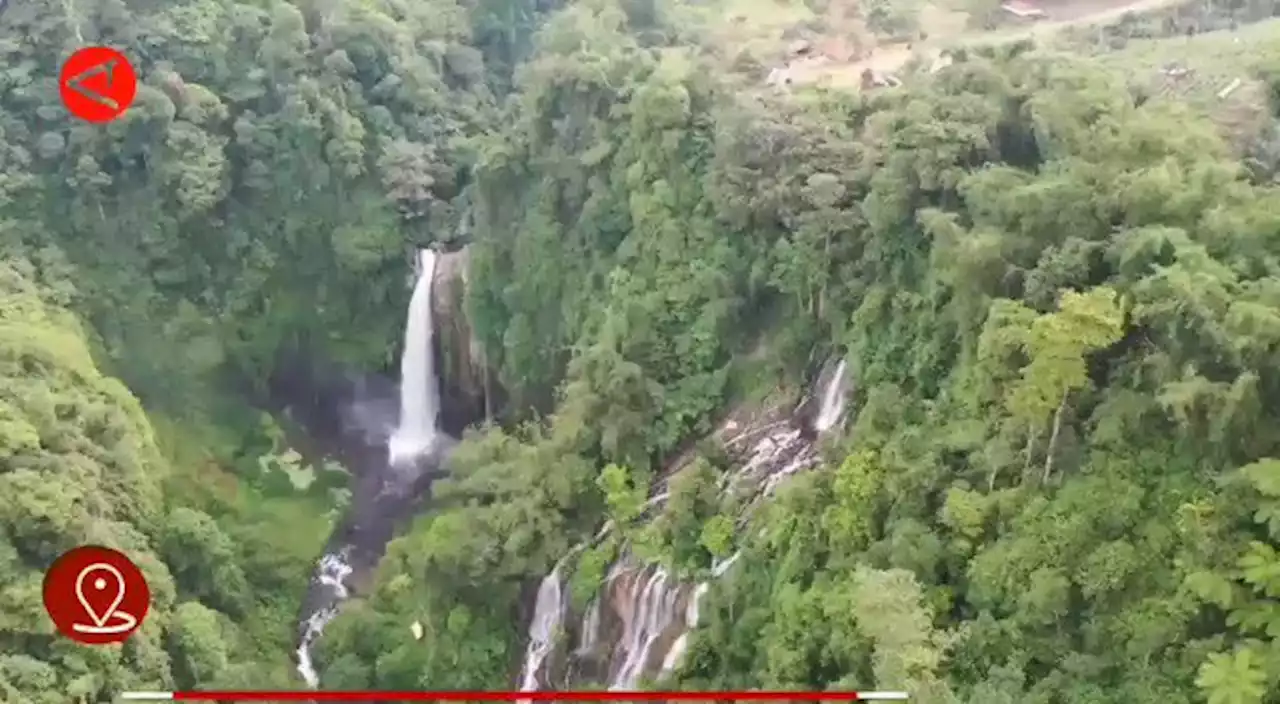 Menikmati sensasi segar dua rasa Air Terjun Trisakti di Bengkulu - ANTARA News