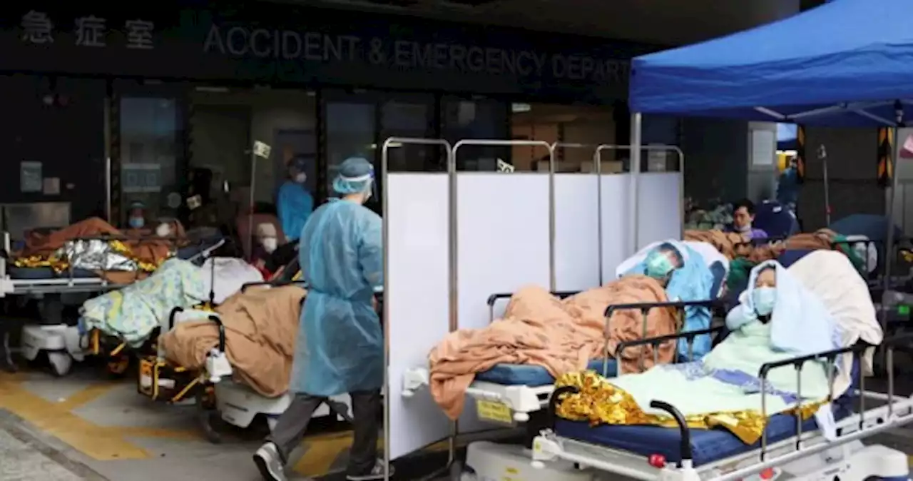 Hospital parking lot turns into outdoor ward as Covid-19 runs rampant in Hong Kong
