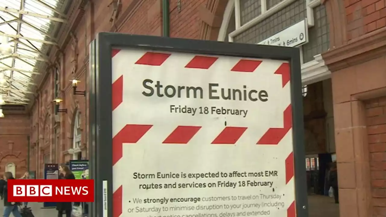 Storm Eunice: Disruption expected across the East Midlands