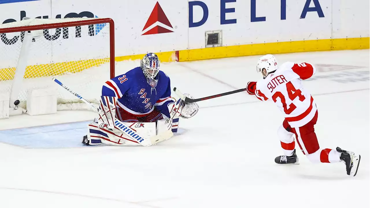 Suter Nets Shootout Winner, Red Wings Edge Rangers