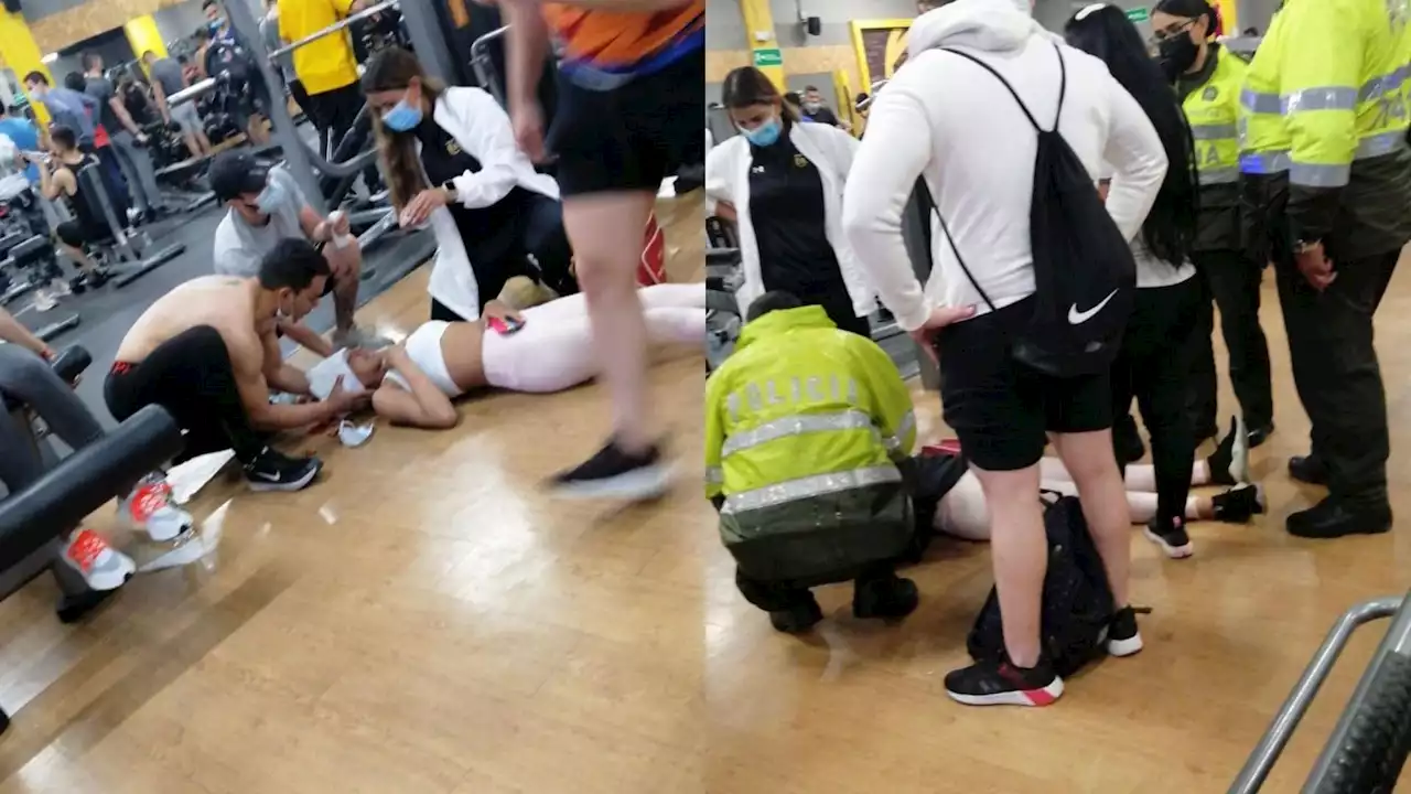 Mujer es agredida brutalmente en gimnasio en Bogotá por no ceder una máquina