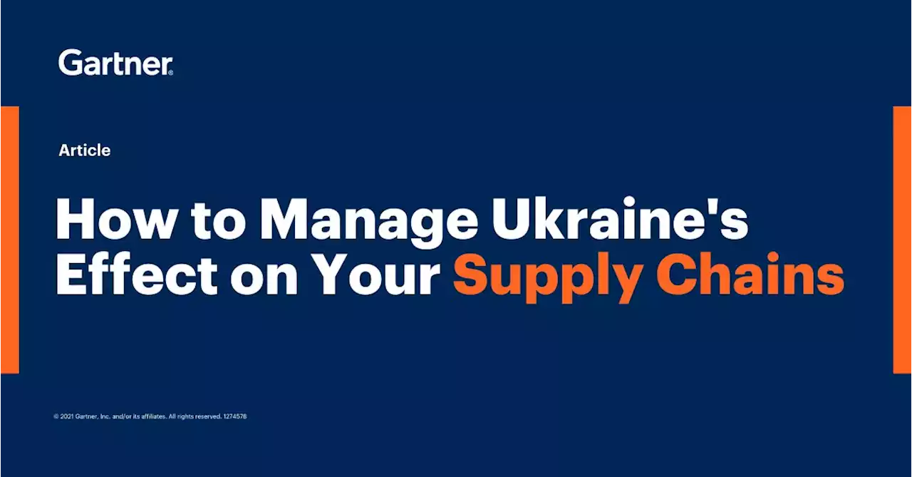 Ukraine and Supply Chains: What Leaders Must Know and Do Now