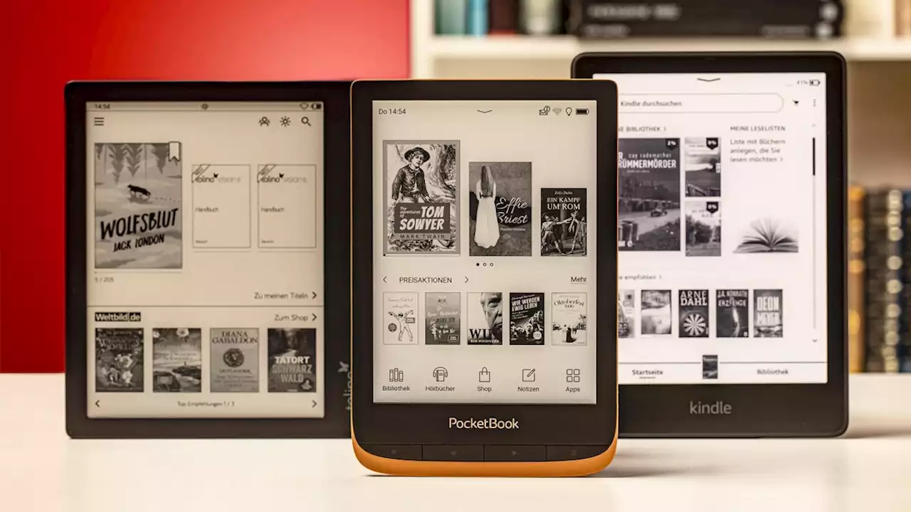 E-Book-Plattformen: Leseangebot von Kindle, Tolino und PocketBook im Vergleich