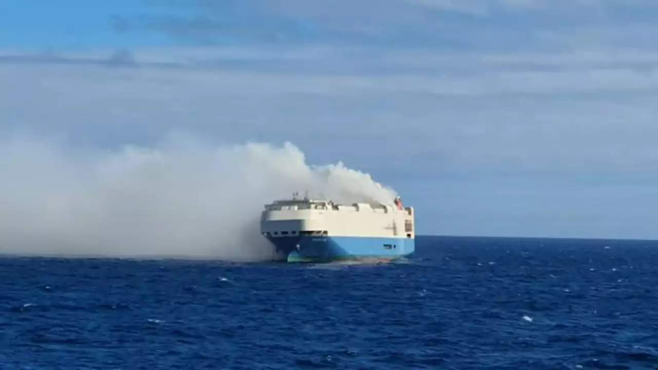 A cargo ship carrying 4,000 cars caught fire. Here's everything we know