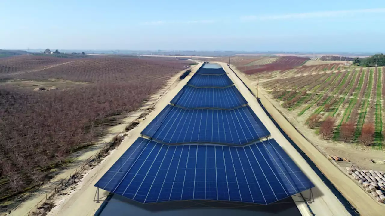 Solar panels on water canals could generate 13GW of power for California