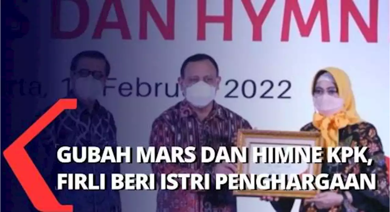 Firli Bahuri Berikan Penghargaan untuk Sang Istri Usai Ciptakan Mars dan Himne KPK