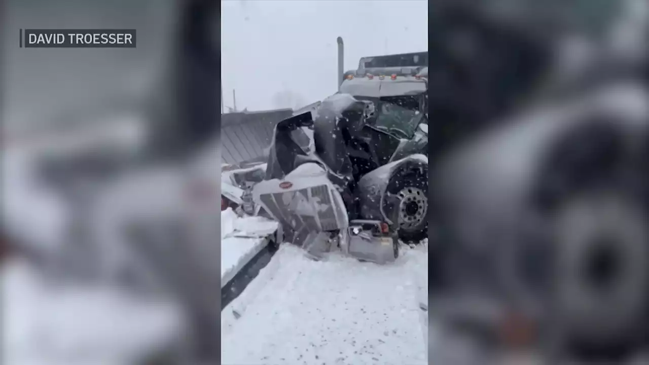 Interstate 39 Pile-up That Included Dozens of Vehicles Will Keep Highway Closed Well Into Friday