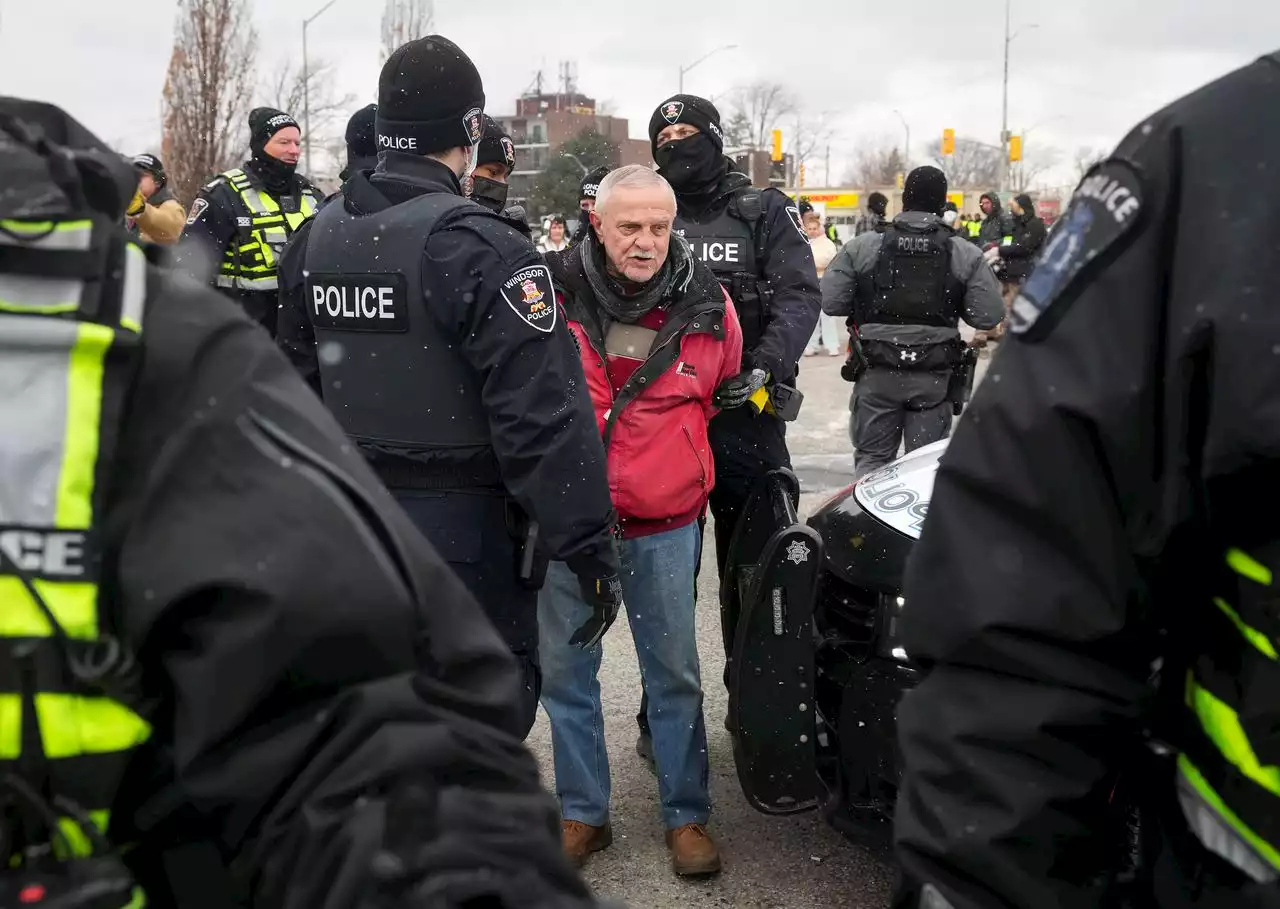 As GOP embraces truckers in Canadian blockade, some see a racist double standard