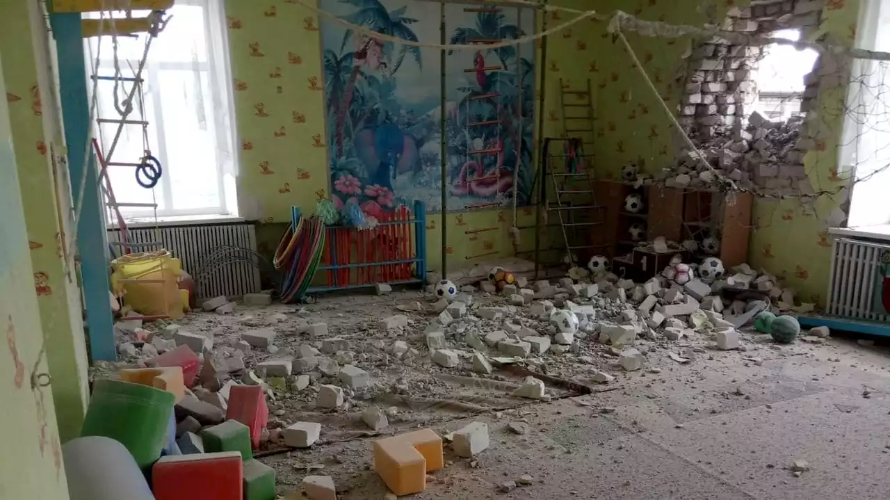 Pro-Russian Forces Shell Ukrainian Kindergarten Full of Kids