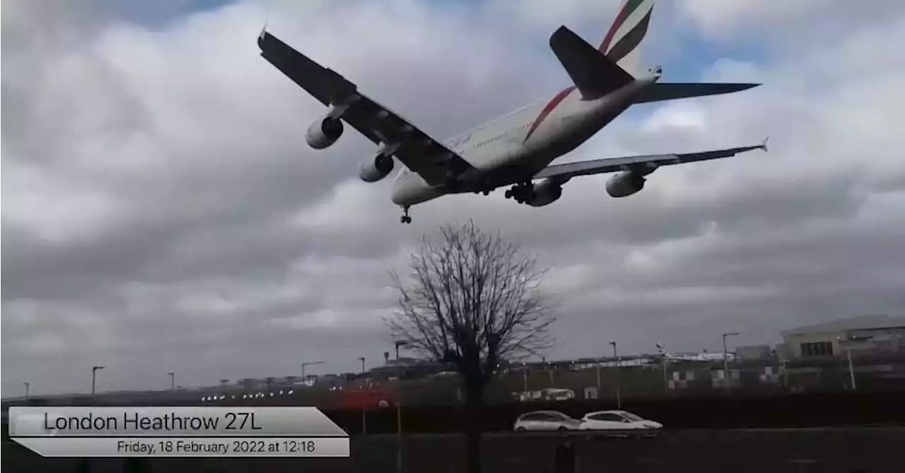 Storm-battered UK unites behind live stream of planes trying desperately to land