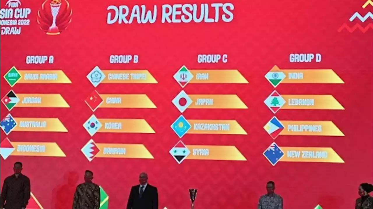 Hasil Undian FIBA Asia Cup 2022, Indonesia Hadapi Juara Bertahan