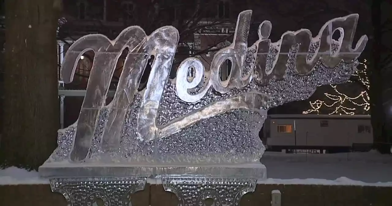 Medina kicks off ice festival Friday evening, more than 100 ice sculptures on display