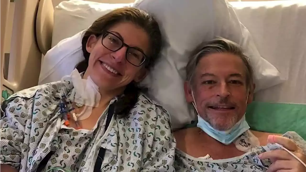 Wife donates half of liver to save husband’s life