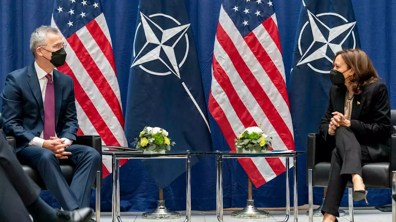 VP Harris Heralds NATO Unity as Ukraine Crisis Grows