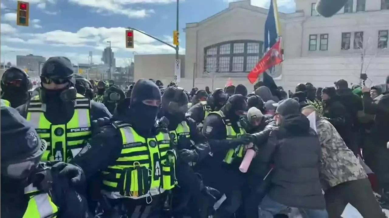 Canadian police clear Parliament street to end siege