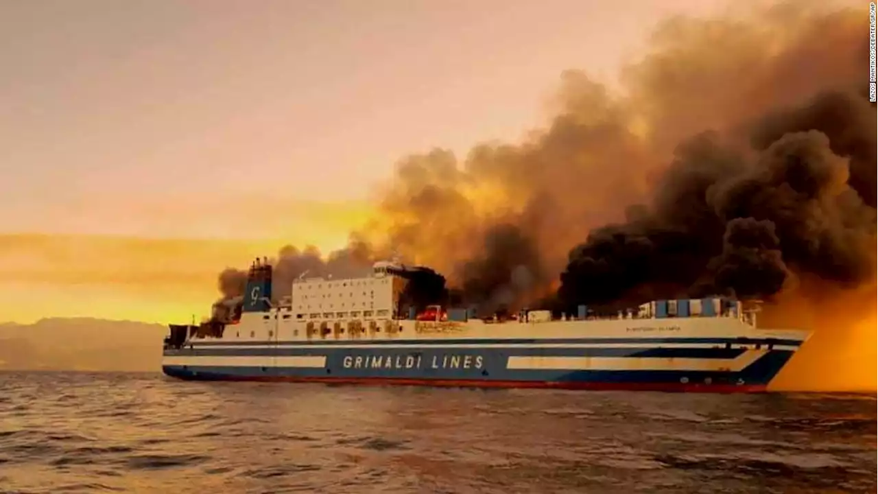 12 people still missing after Greece ferry fire