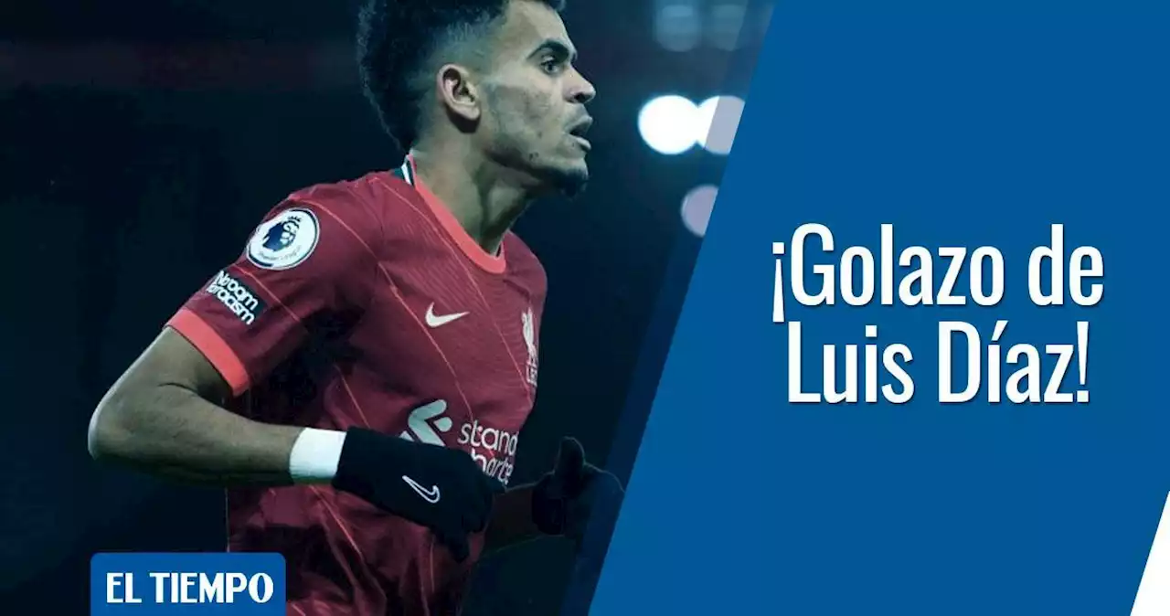 Luis Díaz: mire acá su primer gol con el Liverpool, video