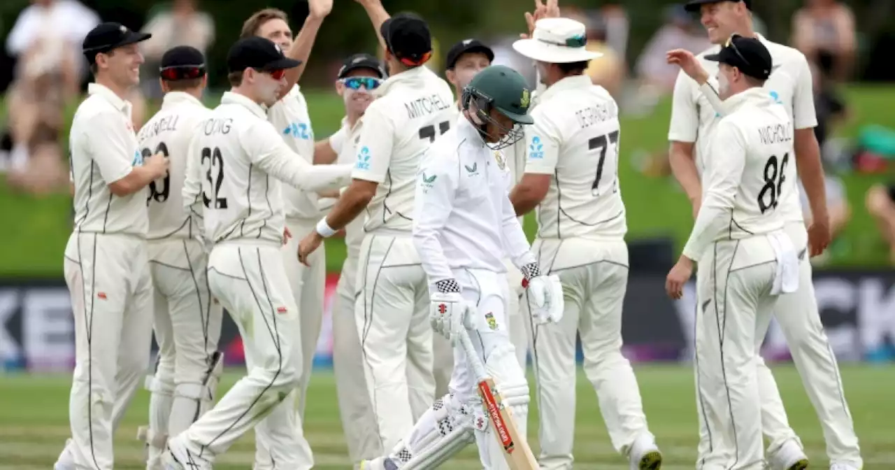 New Zealand crush Proteas to win first Test