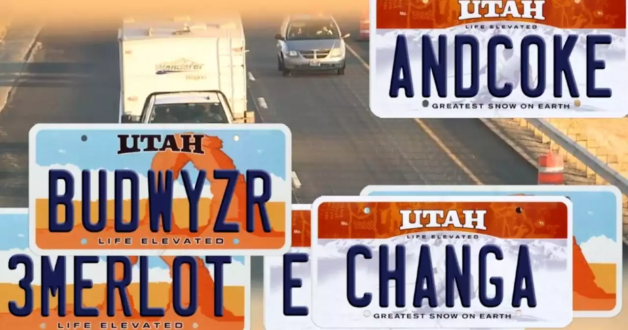 Could Utah eliminate personalized license plates?