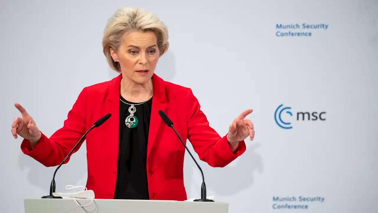 Von der Leyen will weg von Gazprom