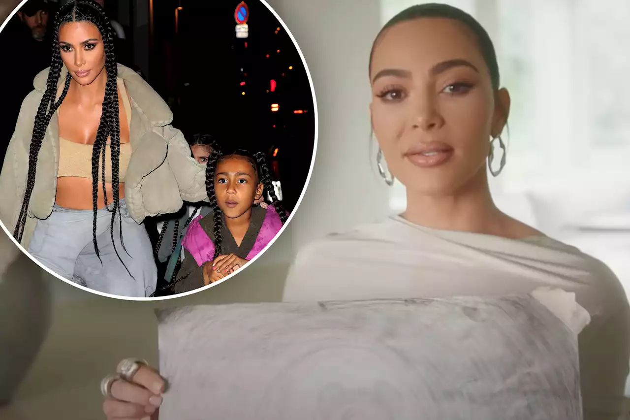 Kim Kardashian shows off daughter North’s ‘emo’ art in new house tour