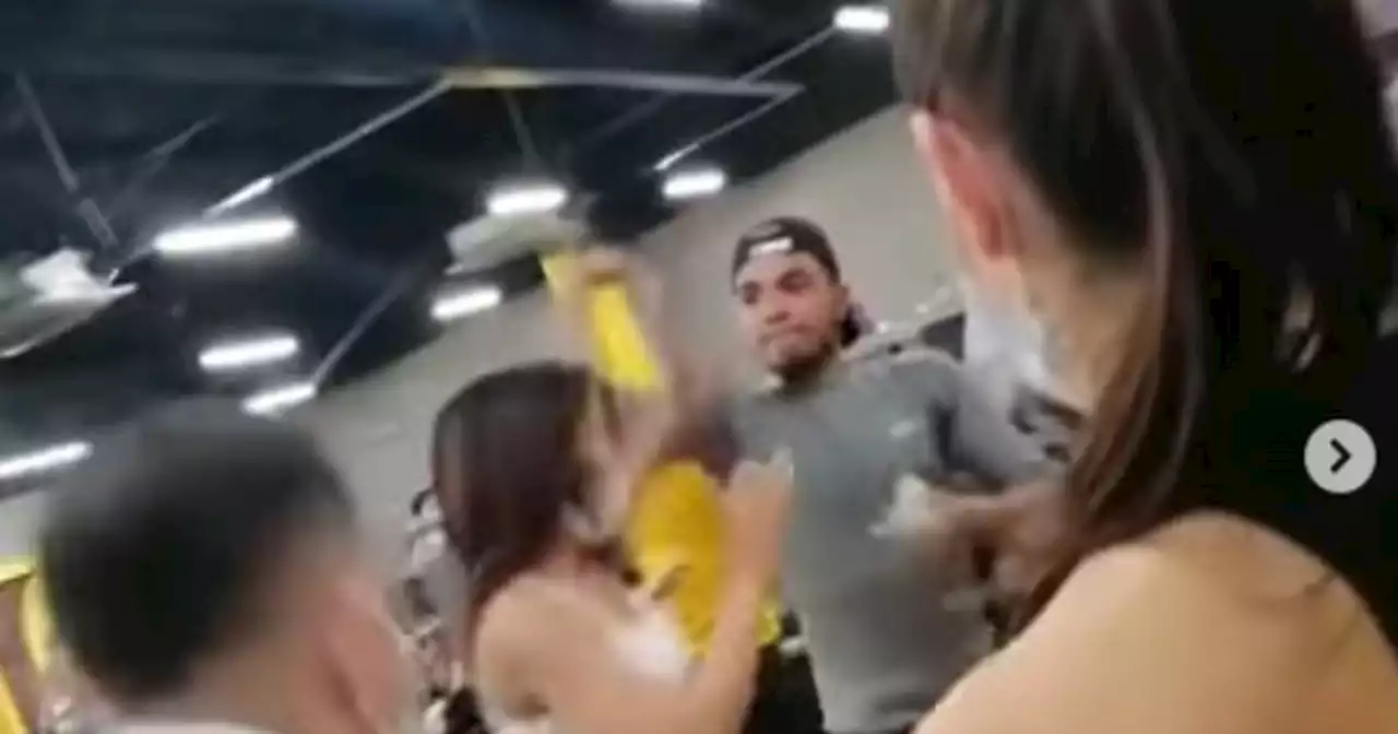 En video: Mujer denuncia golpiza en gimnasio de Bogotá tras discusión por una máquina