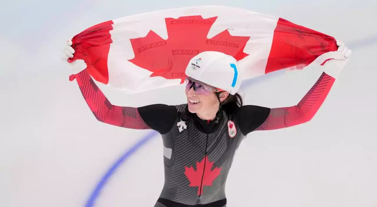 Canadian speedskater Ivanie Blondin wins silver in women's mass start