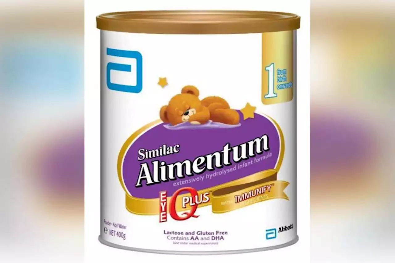 SFA asks Abbott to recall Alimentum powdered infant formula; possible presence of pathogenic bacteria