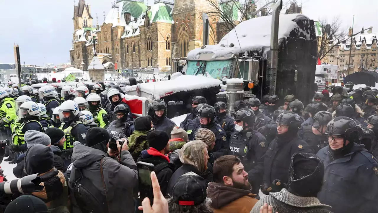 Canadian Police Take Action to End Trucker Siege at Parliament