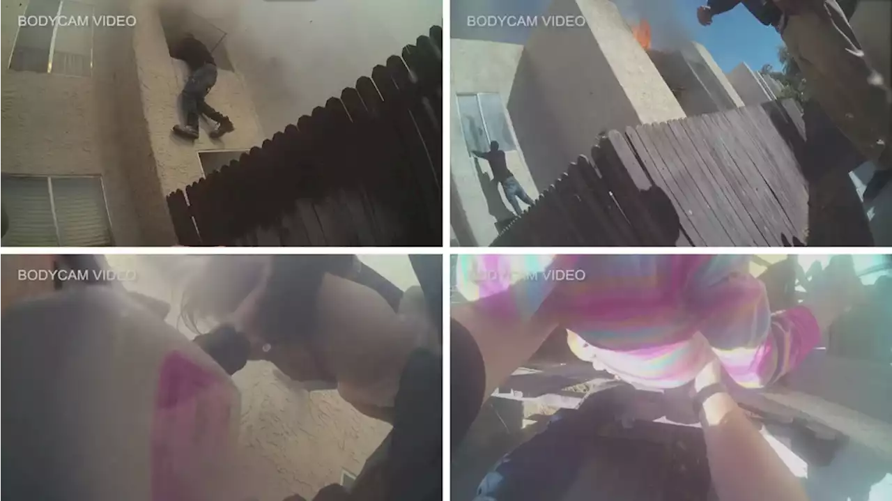 WATCH: Good Samaritan, officers rescue 2 children from burning apartment