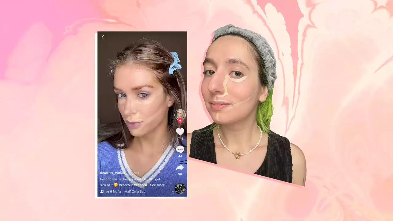 I Tried the Abstract Concealer Hack That's All Over TikTok