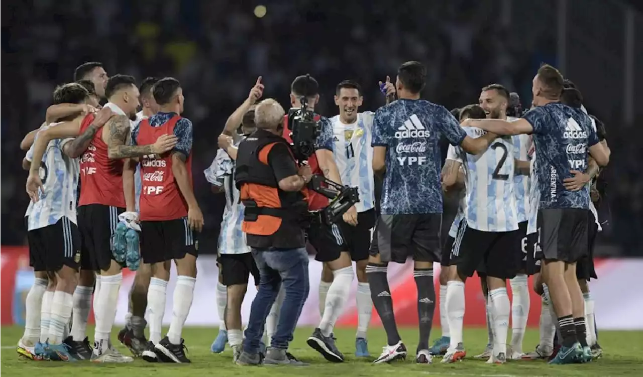 [Video] 'Esa copa es argentina': el monumental festejo de los gauchos tras vencer a Colombia