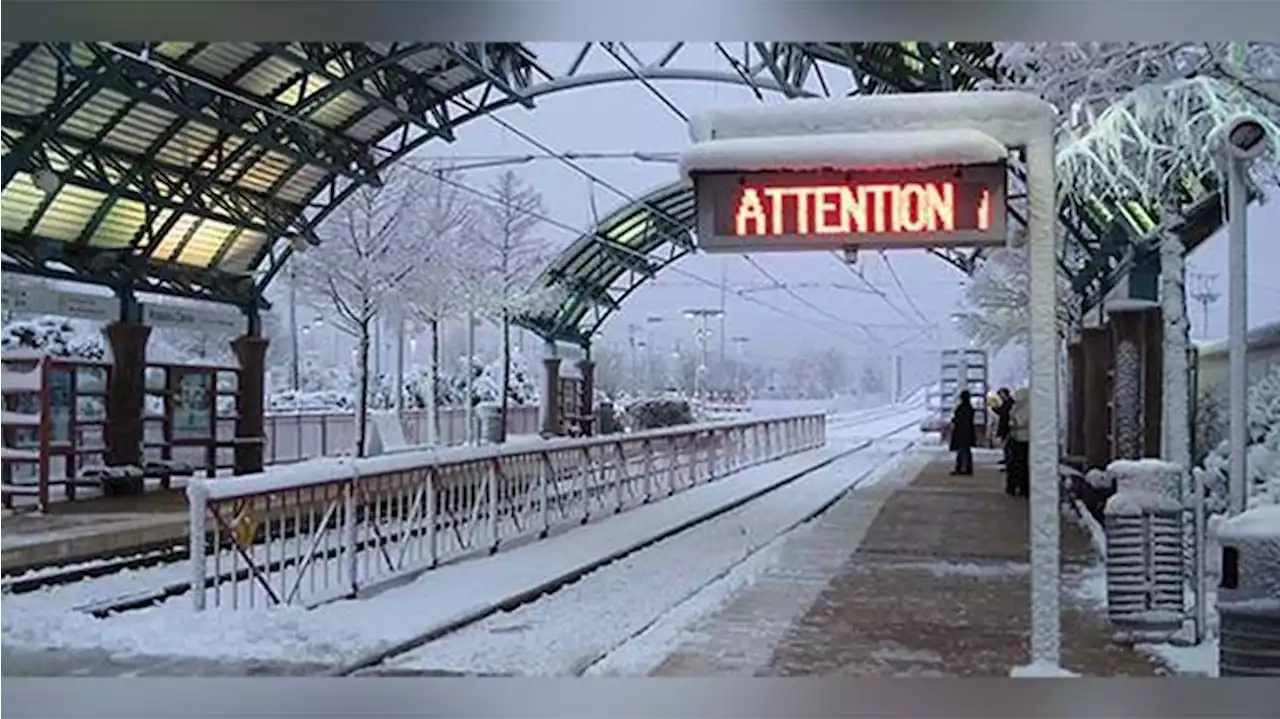 DART Suspends Rail Service Ahead Of Winter Storm