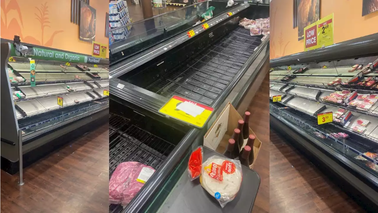 Some North Texas Grocery Store Shelves Looking Empty Ahead Of Winter Storm