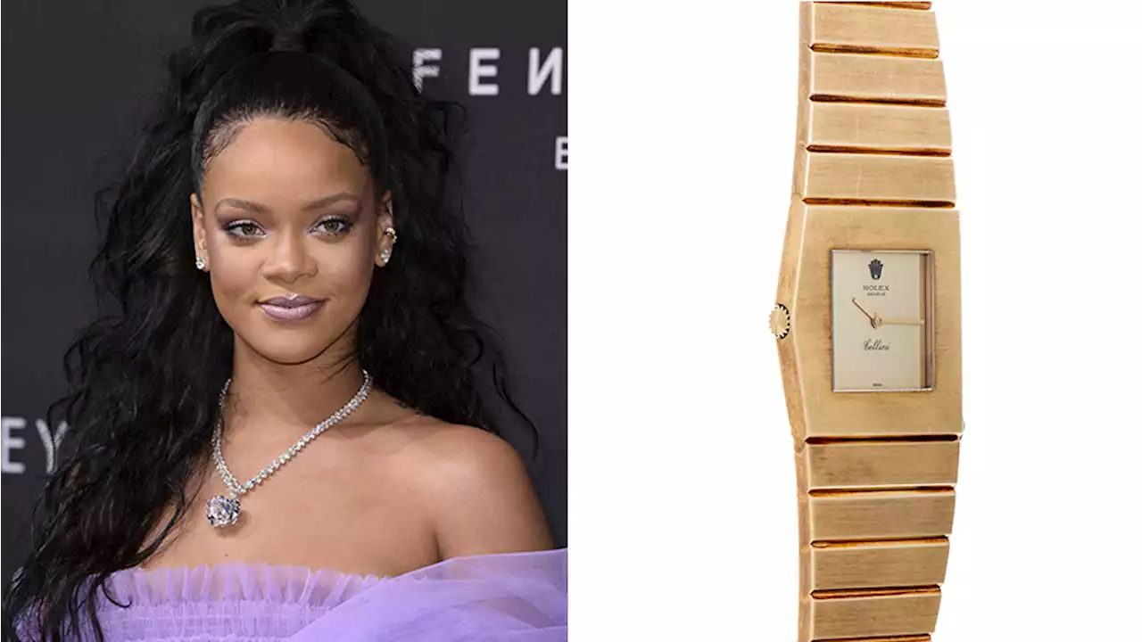 Rihanna Wore a Groovy Solid Gold Rolex for Her Pregnancy Announcement. Here’s Where to Get One.