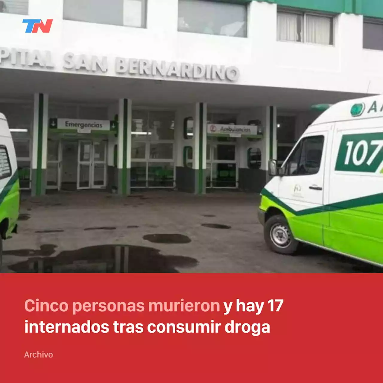 Cinco personas murieron y hay 17 internados tras consumir cocaína: investigan si estaba adulterada