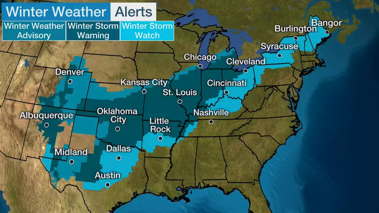 Winter Storm Landon Tracker Maps: Radar, Forecast Snow, Ice and Timing | The Weather Channel - Articles from The Weather Channel | weather.com