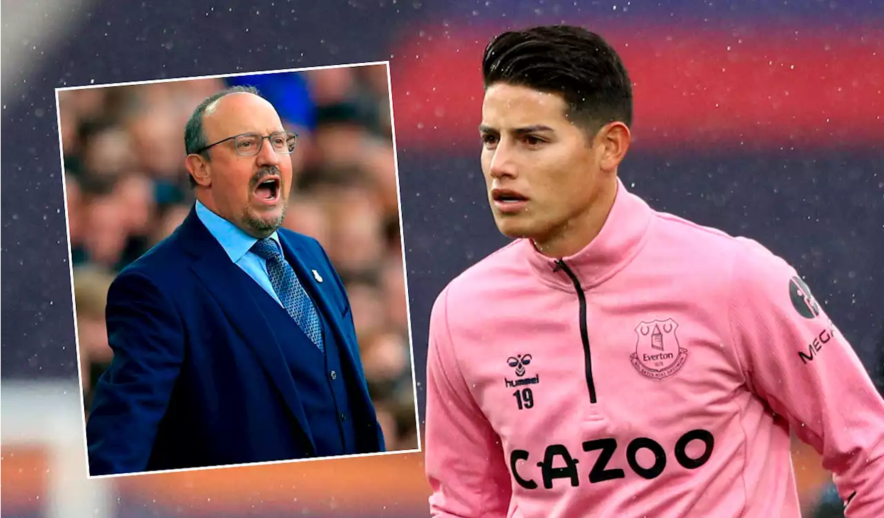 “De la nada, Rafa Benítez dijo que ya no contaba con él”: En el Everton lamentan la salida de James