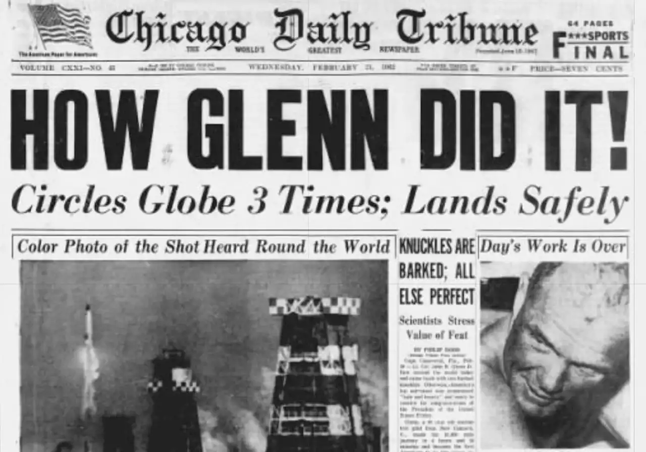 This day in history, February 20: John Glenn becomes first American to orbit the Earth