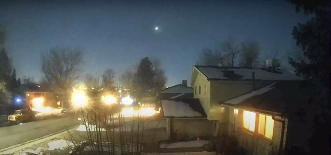 “Startling and fabulous”: A meteor races across the Front Range sky on Friday night