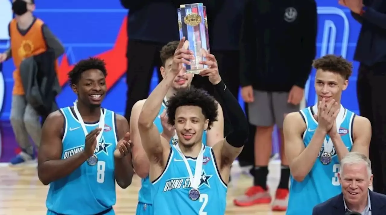 Cade Cunningham, el MVP del juego de las Jóvenes Estrellas de la NBA