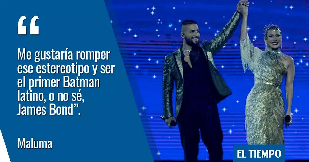 Maluma: ‘Me gustaría romper el estereotipo y ser el primer Batman latino’