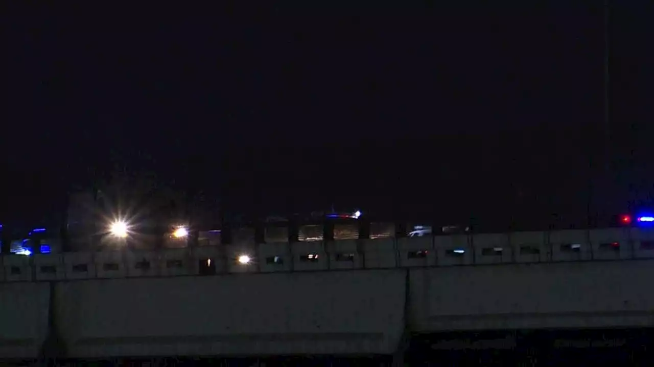 1 dead from firey car crash with 18-wheeler on Houston Ship Channel bridge