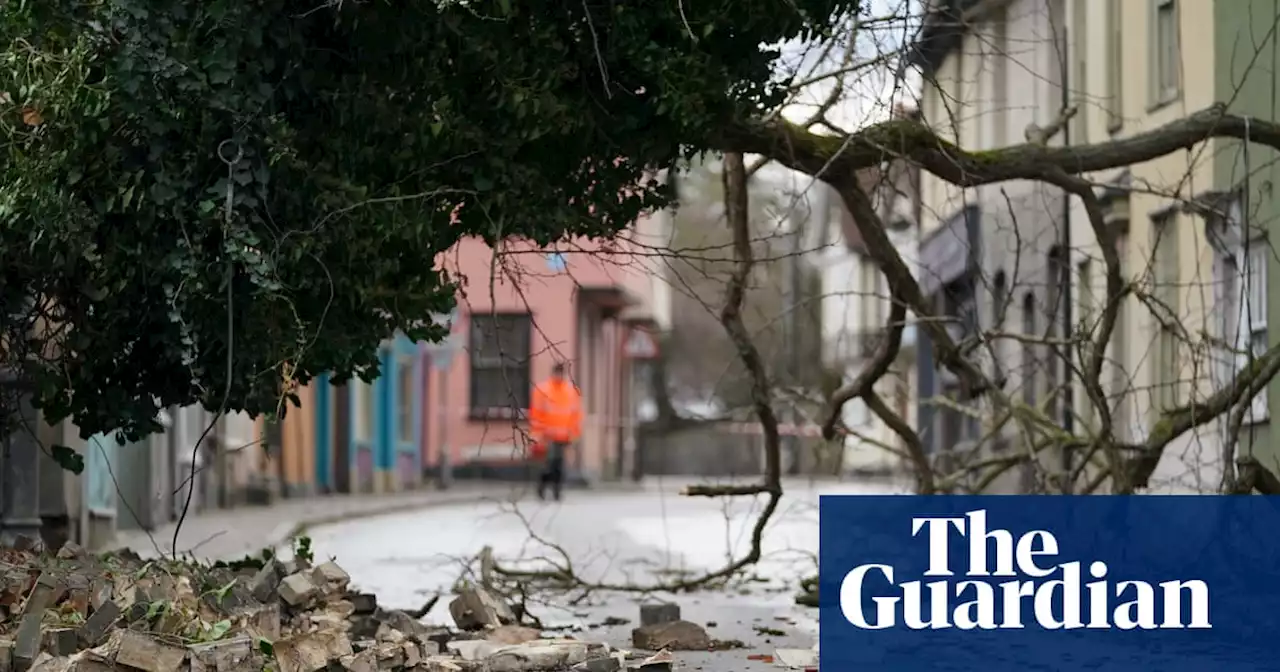 Forecast of 80mph winds as thousands without power in UK after Storm Eunice