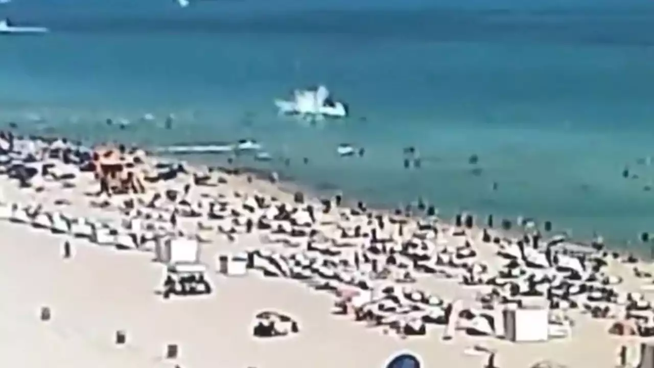 Helicopter Crashes Into Water Off Miami Beach