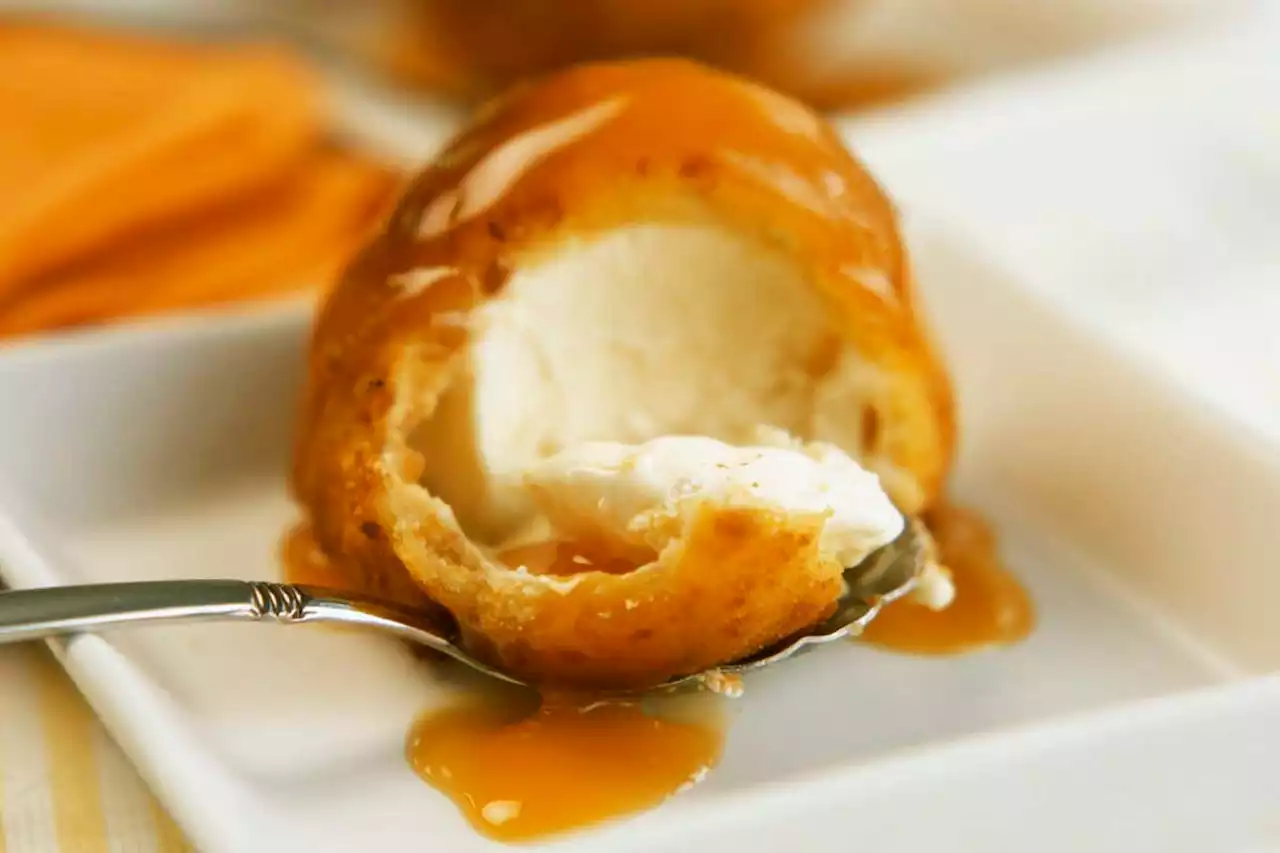 How to create a delicious deep-fried ice cream dessert