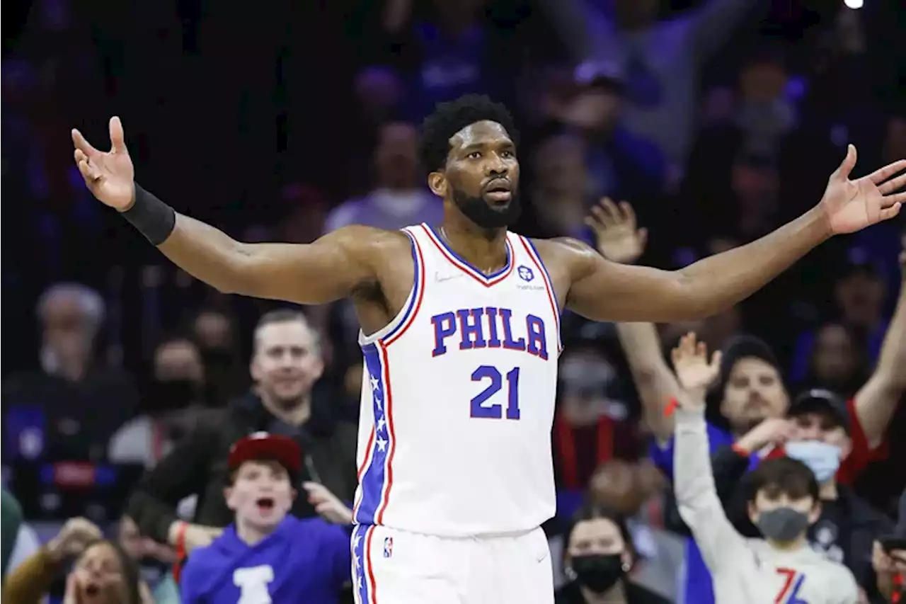 Sixers center Joel Embiid is confident in his MVP case: ‘The way I’ve been playing speaks for itself’