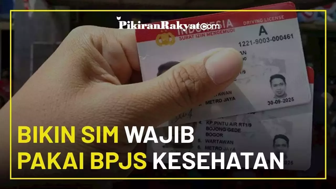 Bikin SIM Dan STNK Wajib Gunakan BPJS Kesehatan, Ternyata Hal Berikut ...